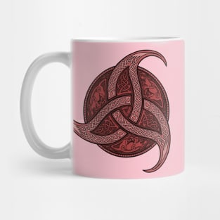 Trinity Knot - Crimson Mug